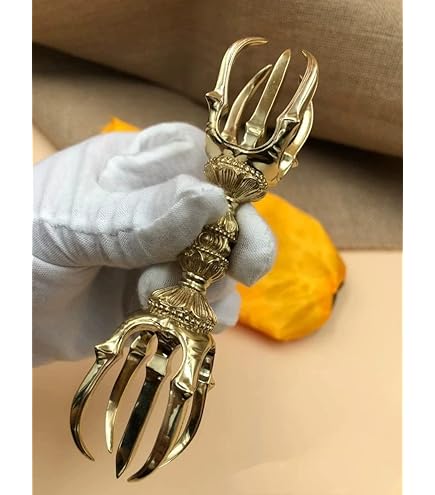 Amazon｜五鈷杵 密教法具 チベット お守り 金剛杵 降魔杵 チベット